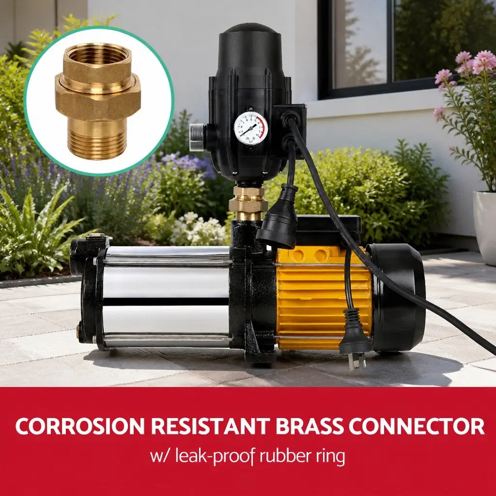 4 Stage Garden Water Pump Irrigation Booster 2000W High Pressure Transfer Pump