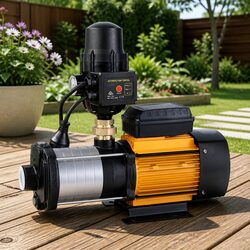 Garden Water Pump High Pressure 2500W 6-Stage Tank Irrigation Transfer Booster