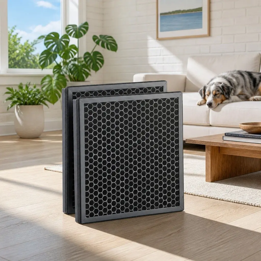 Air Purifier Filter Replacement H12 HEPA 2 Pack Dual Intake Purifier Pet Home