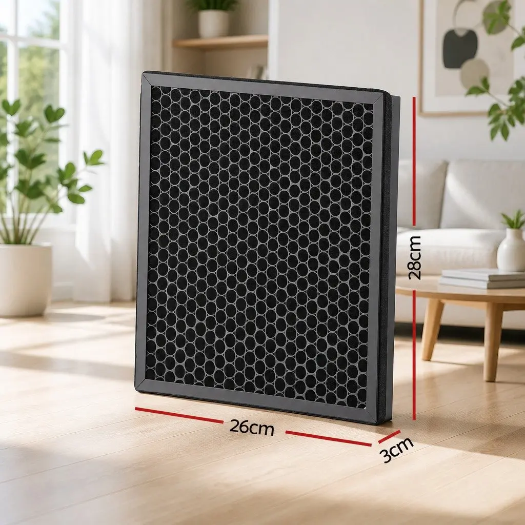 Air Purifier Filter Replacement H12 HEPA 2 Pack Dual Intake Purifier Pet Home