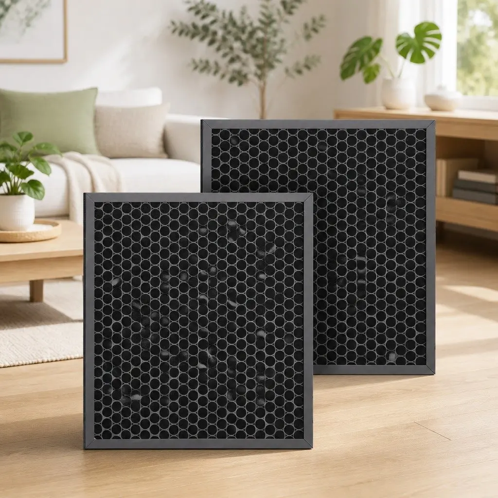 Air Purifier Filter Replacement H12 HEPA 2 Pack Dual Intake Purifier Pet Home