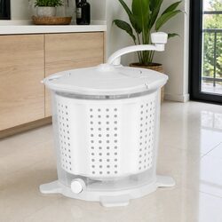 Compact Manual Washing Machine with 2.5kg Capacity - White