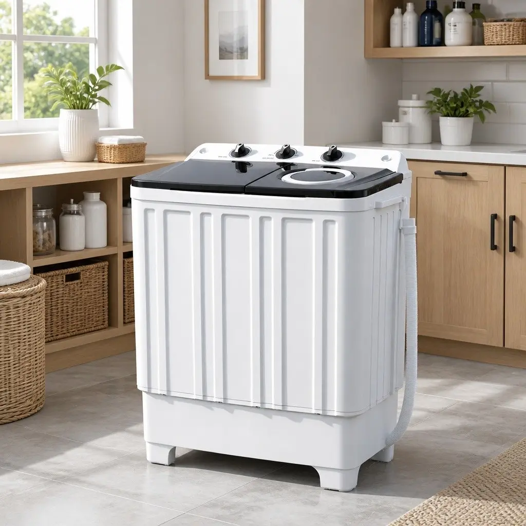 Portable Twin Tub Washing Machine 7KG
