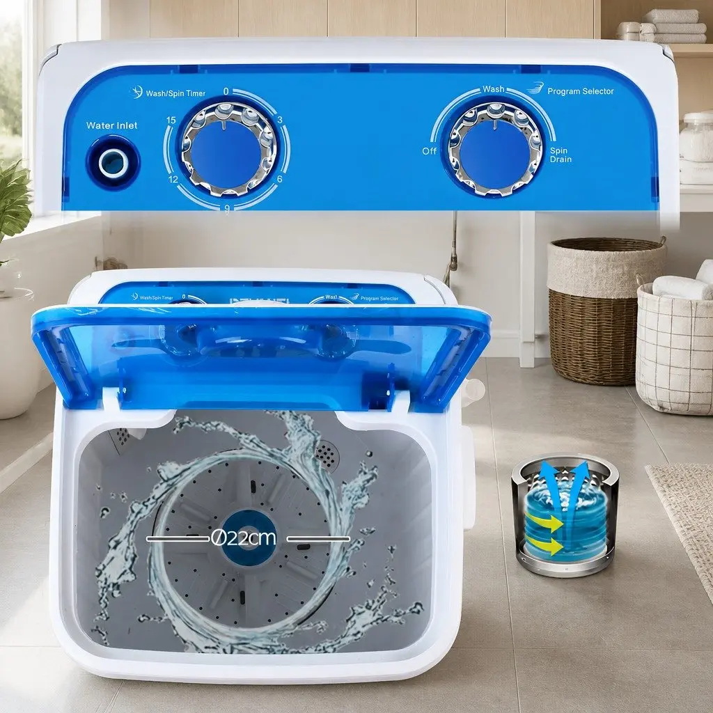 Portable Washing Machine with 4.6KG Capacity