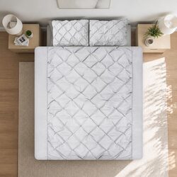Queen Size Grey Quilt Cover Set: 3-Piece Details