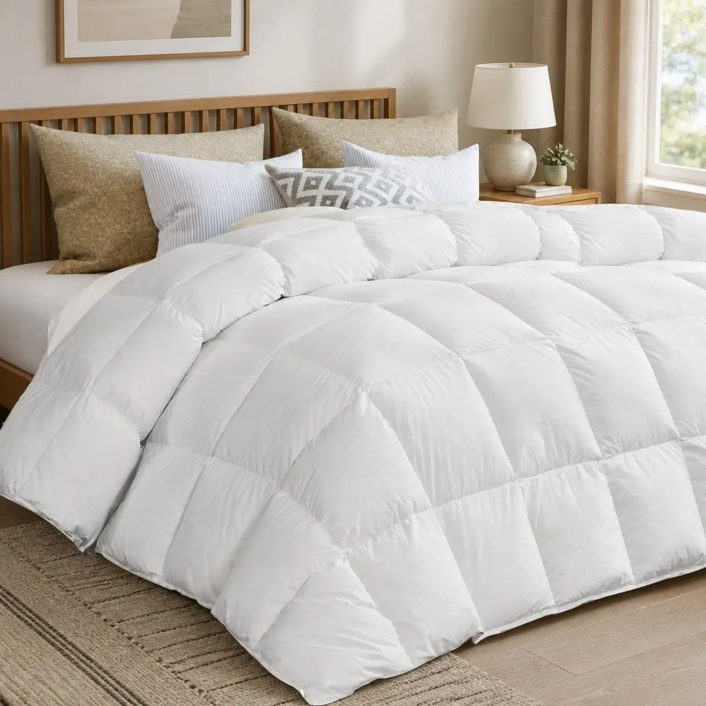 Single Quilt Doona Microfiber Siliconized Fibrefill Hypoallergenic All Season