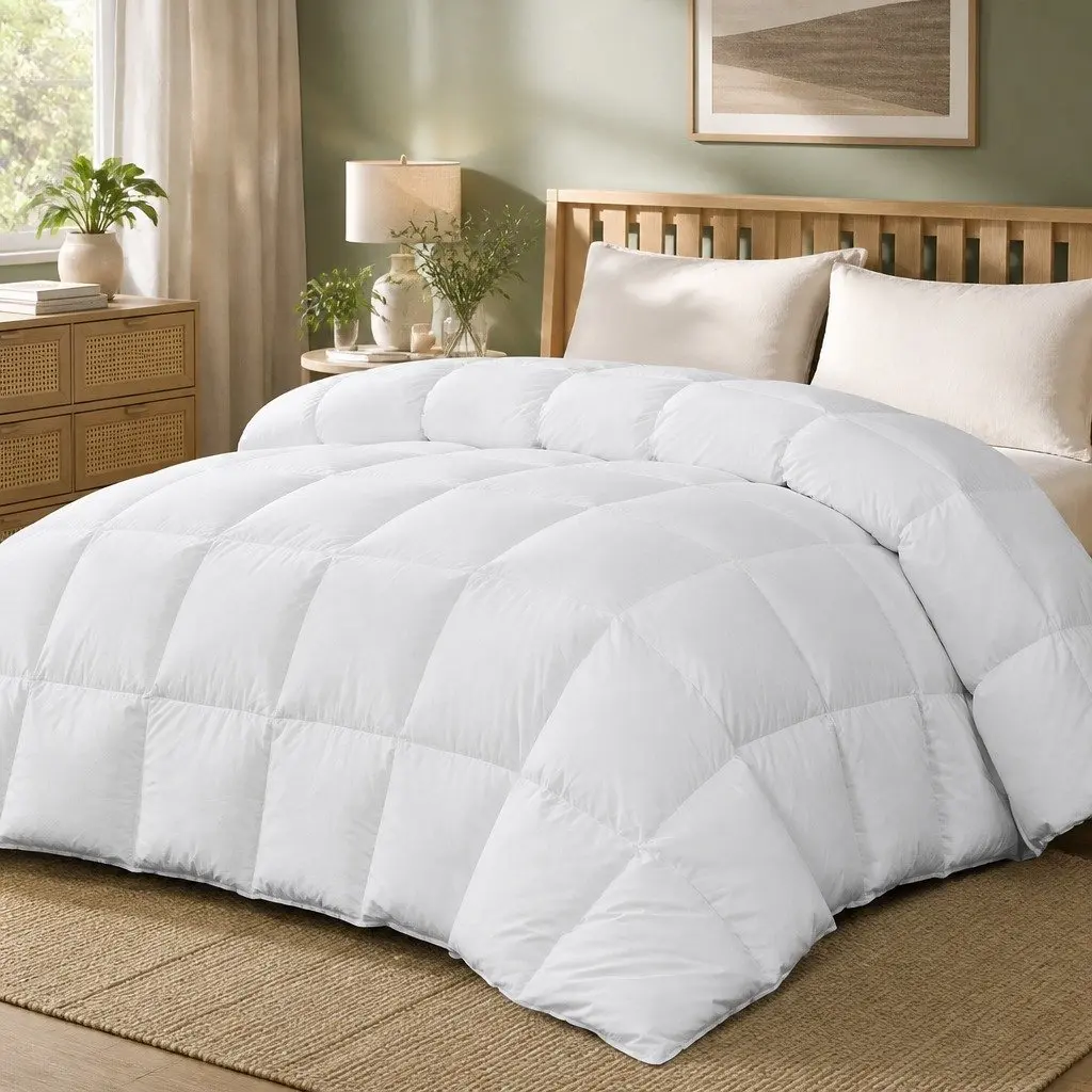 Single Quilt Doona Microfiber Siliconized Fibrefill Hypoallergenic All Season