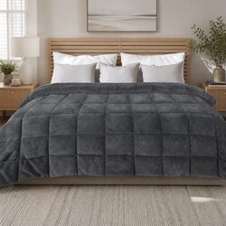 King Quilt Doona: 240cm x 210cm, 500GSM Warmth