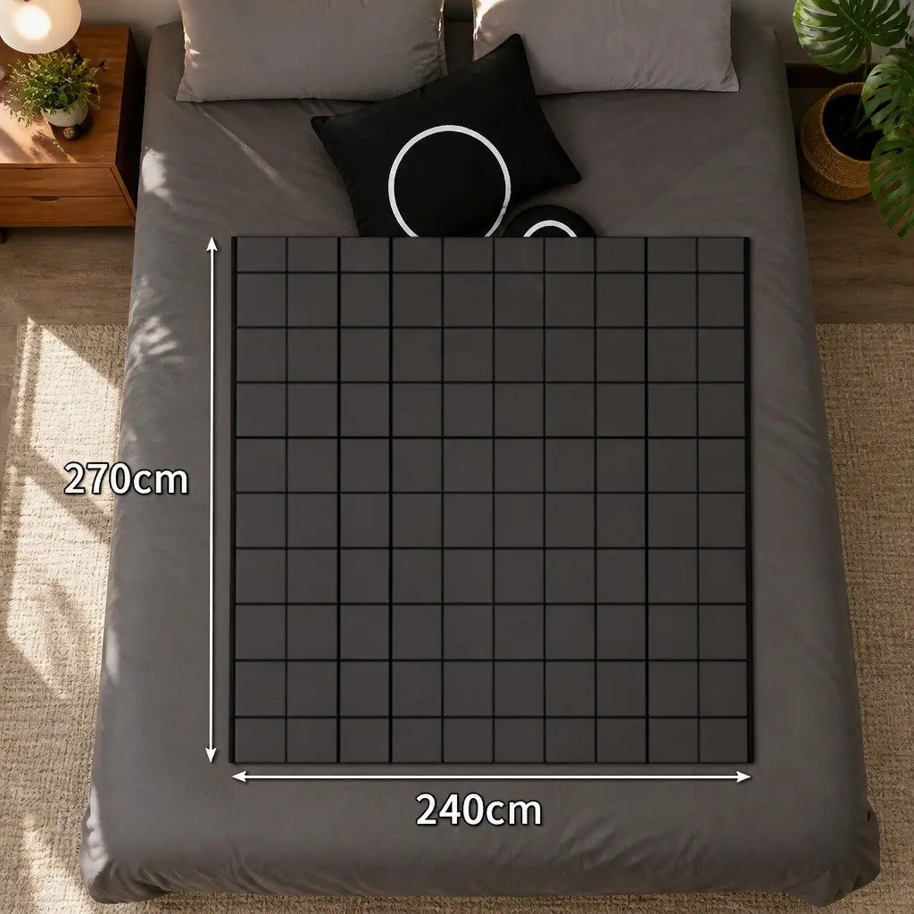 Super King Quilt Doona Comforter Blanket Polyester Filling Machine Washable