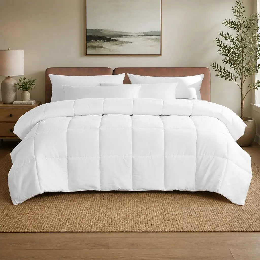 Super King Quilt for Bed 200GSM Renewable Fiber Soft Breathable