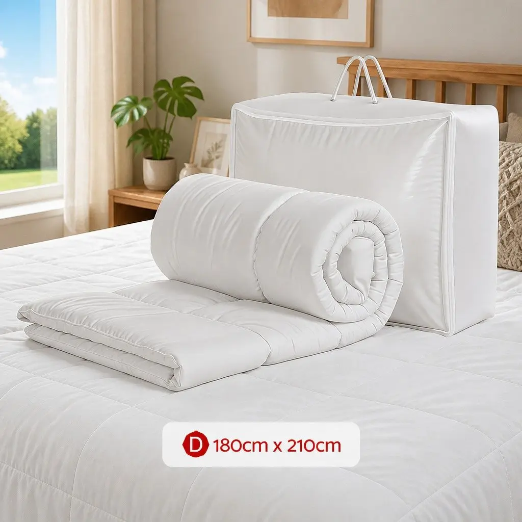 Bamboo Microfibre Summer Quilt Double, 210cm x 180cm