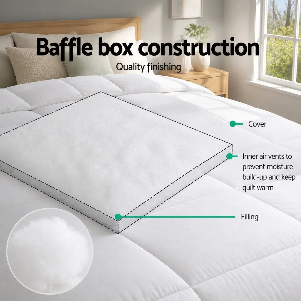 Super King Bamboo Microfibre Quilt