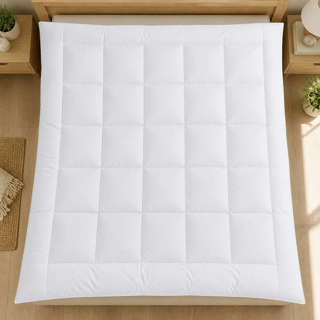Duck Down Feather Quilt Super King 700GSM Cotton Cover