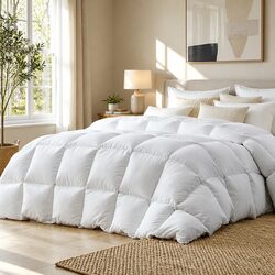 King Size Duck Feather Down Quilt - 240 x 210cm