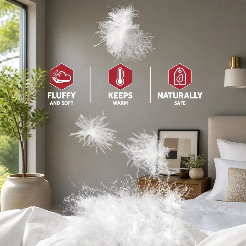 Super King Duck Feather Down Quilt 500GSM Winter Warmth White Bedding