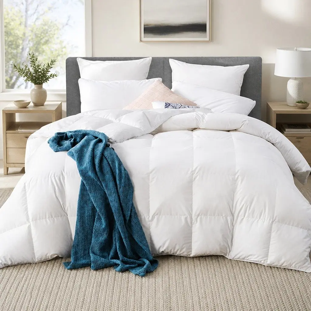 Super King Goose Down Feather Quilt