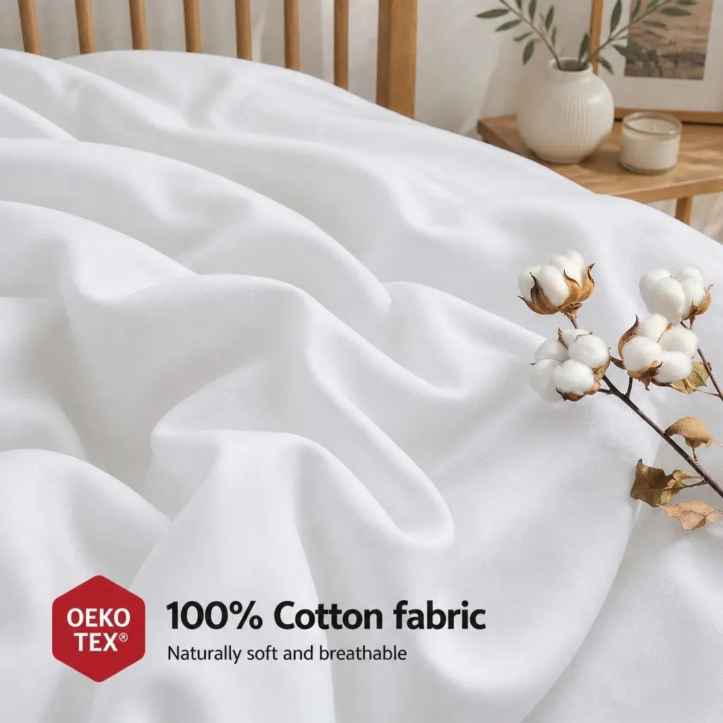 Wool Quilt Super King Winter 500GSM Baffle Box Construction White