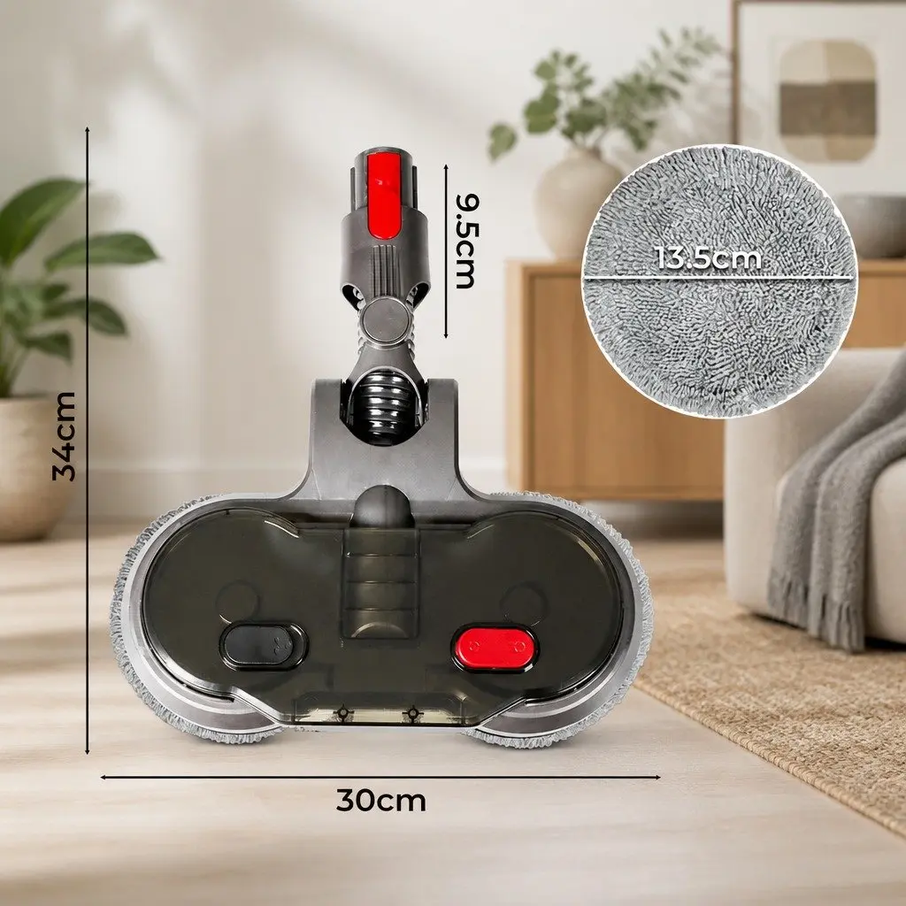 Motorised Mop Head Attachment for Vacuum Cleaner 28cm x 13cm x 5cm