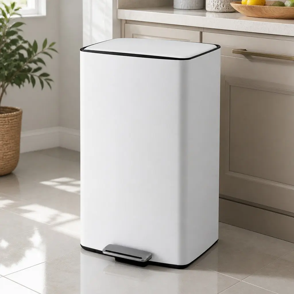 40L Stainless Steel Kitchen Bin