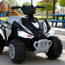 Kids Ride On Car ATV Quad Electric Toy 12V Motor Outdoor Motorbike Black
