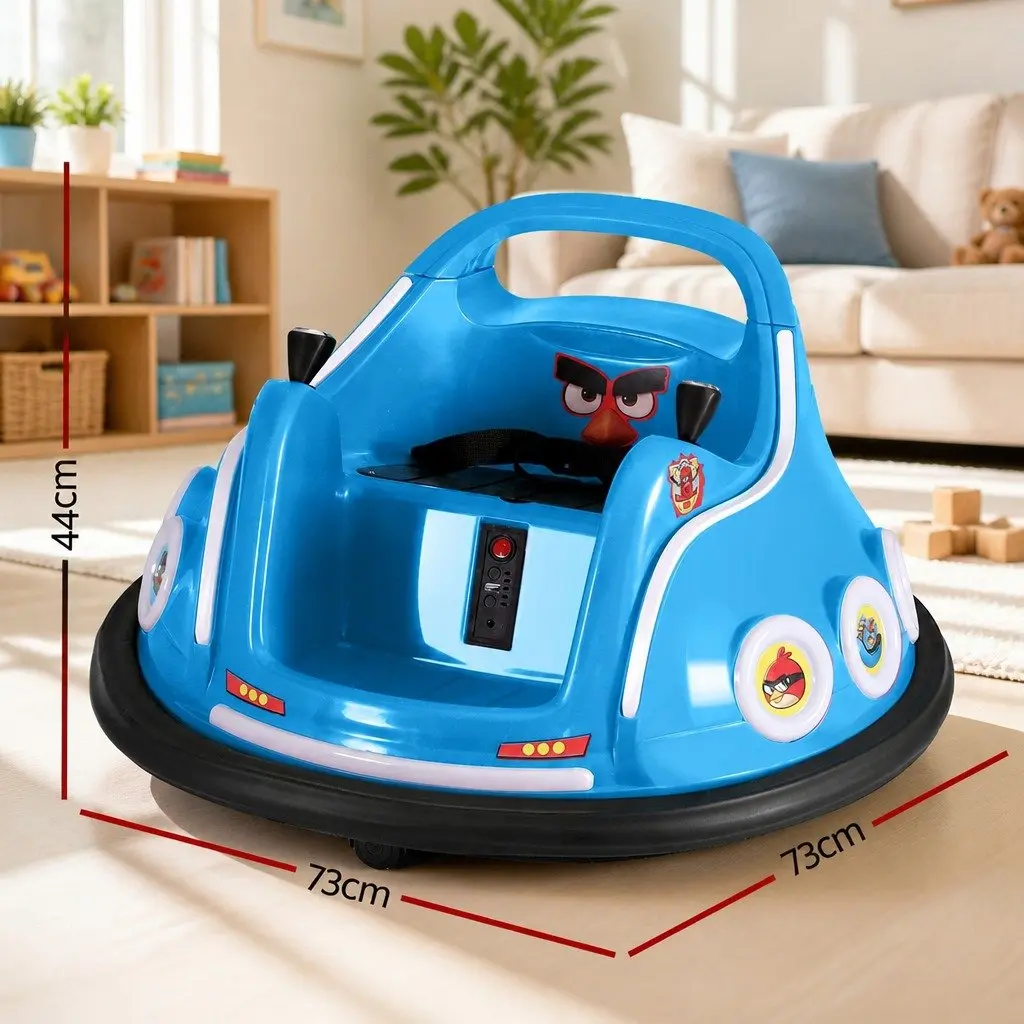 Kids Ride On Bumper Car Electric Toy with Remote Control Manual Joystick 360