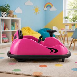 Kids 6V Electric Bumper Car with Remote Control - Specs Inside