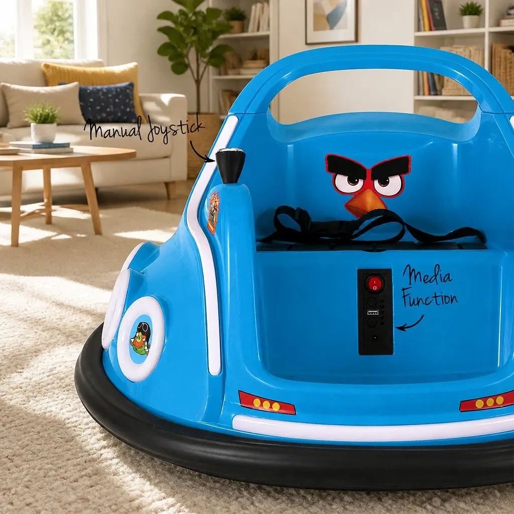 Ride On Car for Kids Outdoor Play 73cm Blue