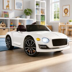 Bentley Licensed Kids Electric Ride On Car White 12V