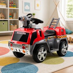 Kids Electric Ride On Fire Engine Dimensions and Specs