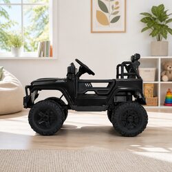 Kids Electric Ride On Jeep Car 12V Battery Remote Control Toy Black