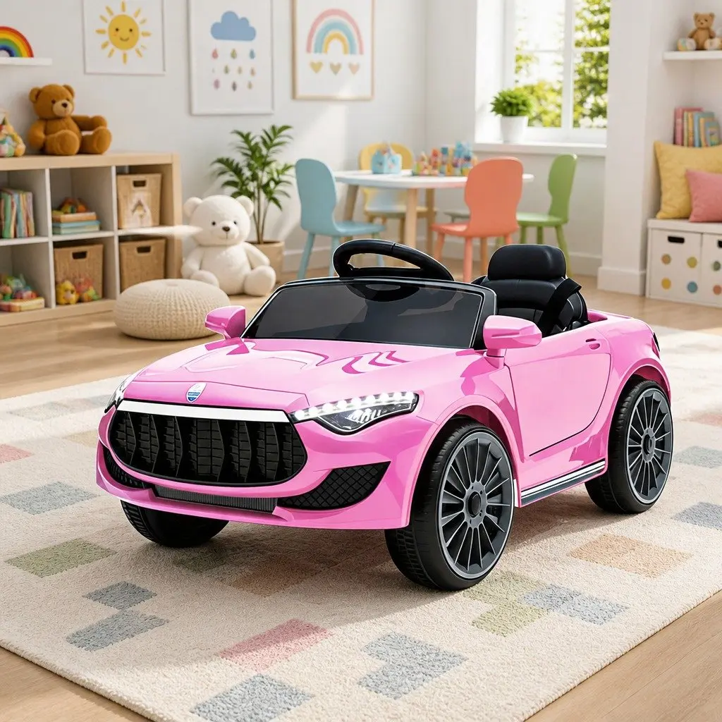 Kids Electric Ride On Car for Outdoor Use 12V Pink