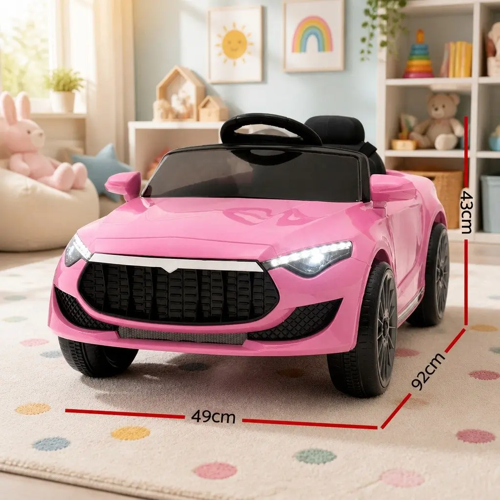 Kids Electric Ride On Car for Outdoor Use 12V Pink
