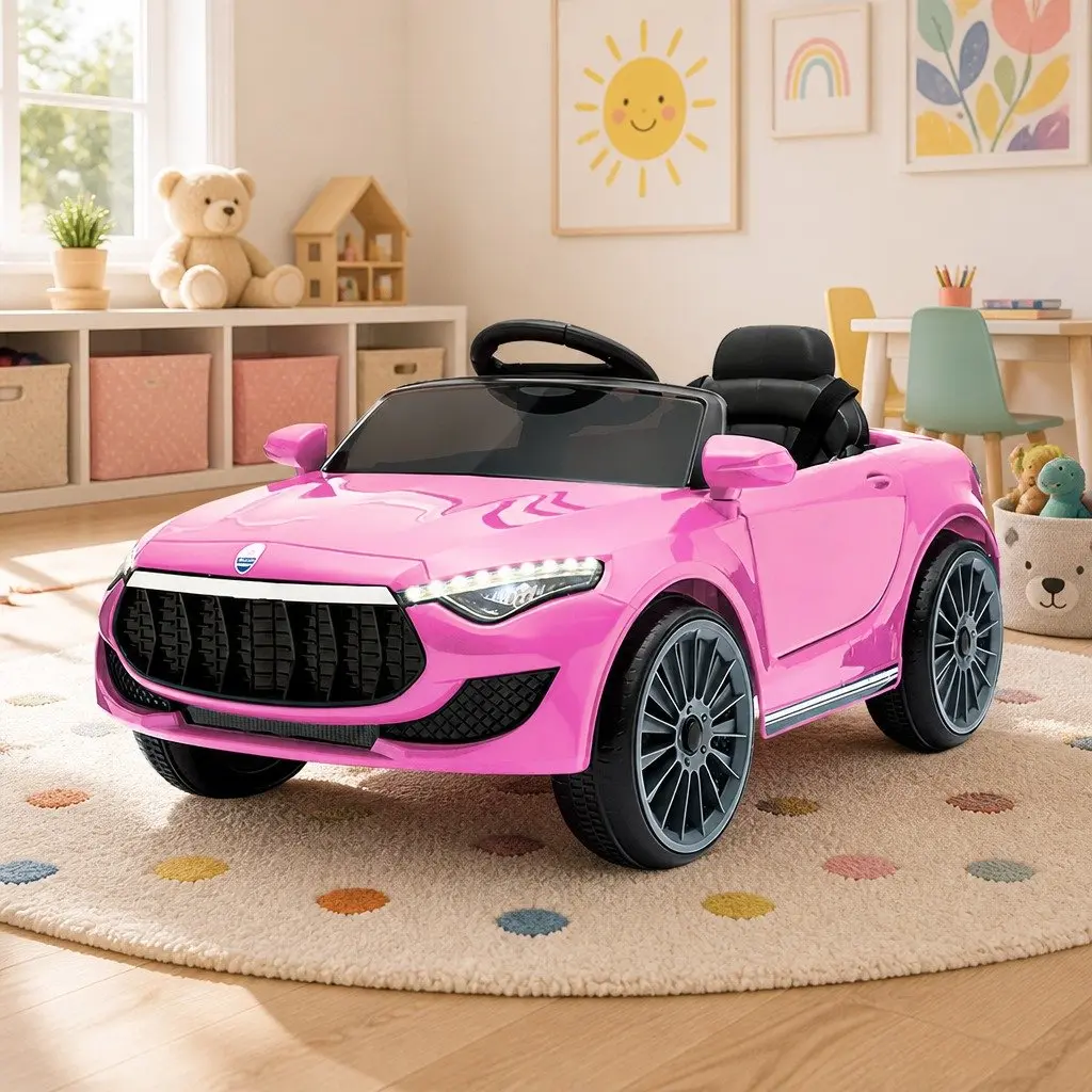 Kids Electric Ride On Car for Outdoor Use 12V Pink
