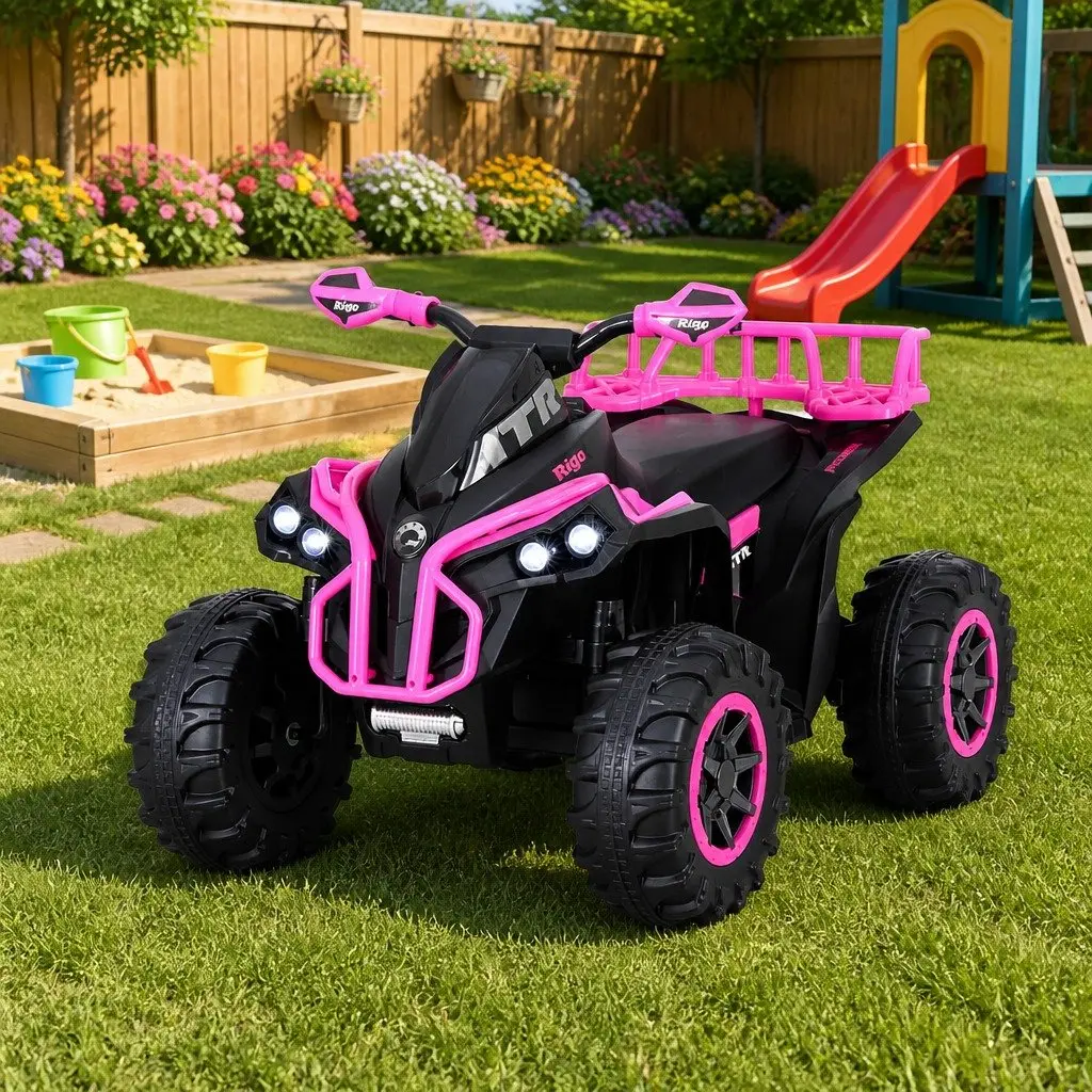 Kids Ride On 12V Pink ATV Quad