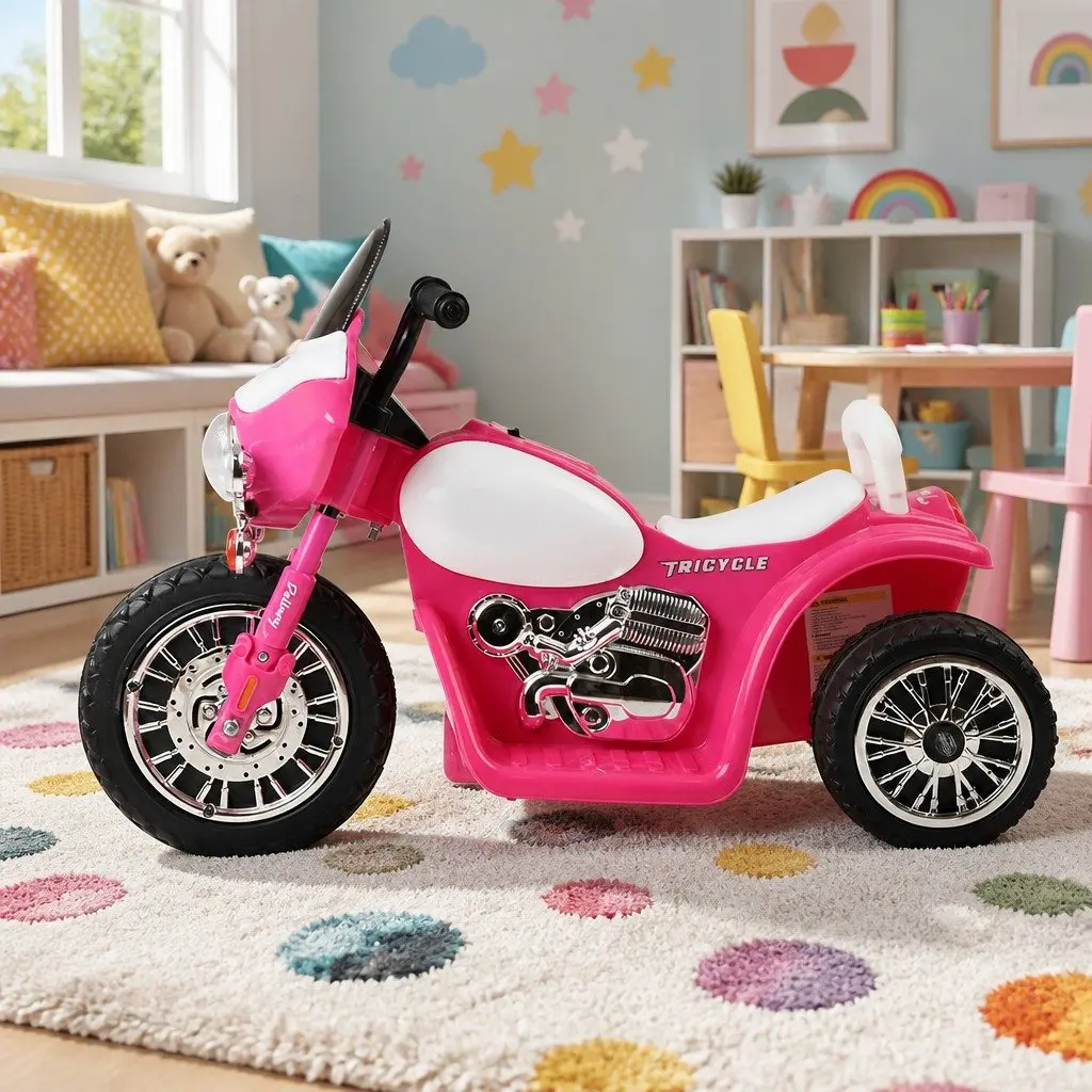 Kids Electric Ride-On Police Motorcycle