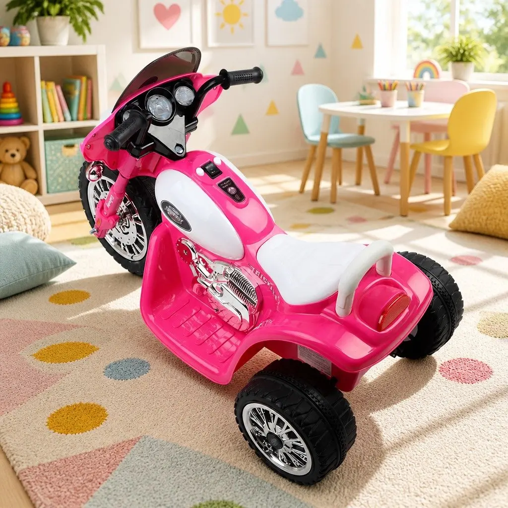 Kids Electric Ride-On Police Motorcycle