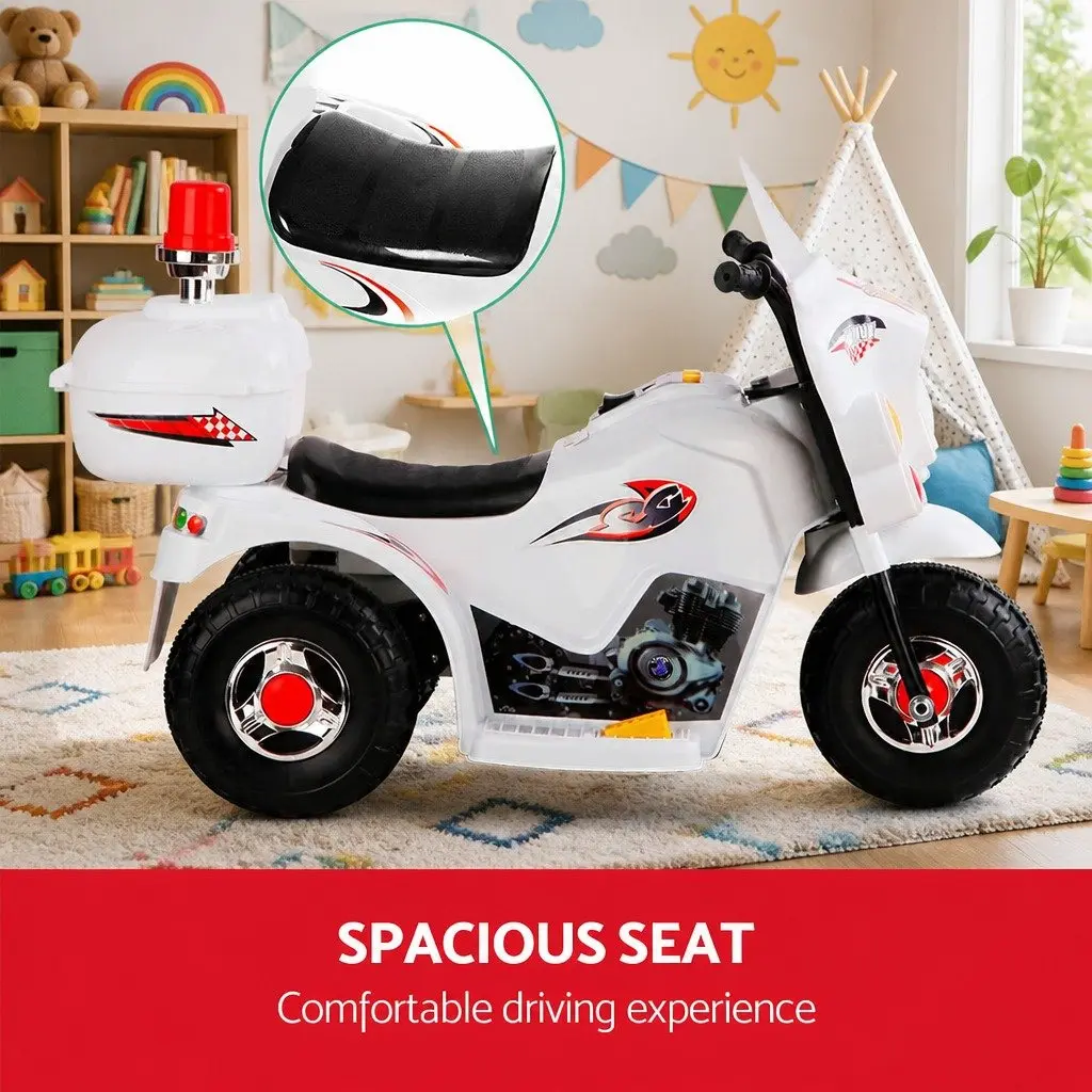Kids Electric Ride-On Police Motorcycle