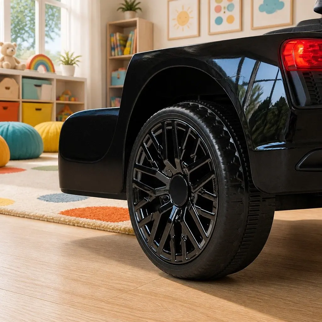 Ride On Car for Kids 6V Electric Sports Racer Black