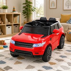 Red Kids Electric Ride On Car Specs: 12V SUV Remote