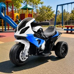 Kids Electric Blue Motorcycle 6V - Specs and Features
