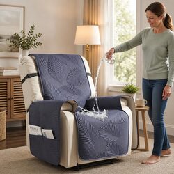 Specifications of Grey Waterproof Recliner Chair Cover