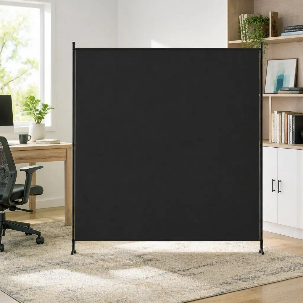 Room Divider Screen Home Office 175x180cm Fabric Privacy Partition