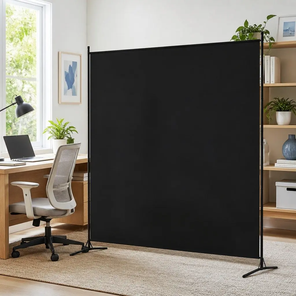 Room Divider Screen Home Office 175x180cm Fabric Privacy Partition