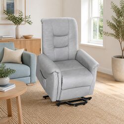 Grey Recliner Chair with Lift Assist – Specs Inside