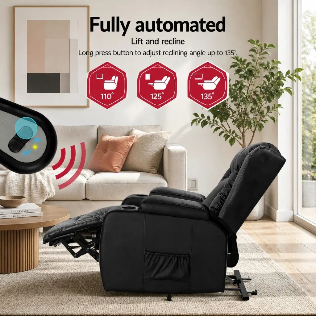 Adjustable Lift Assist Massage Recliner