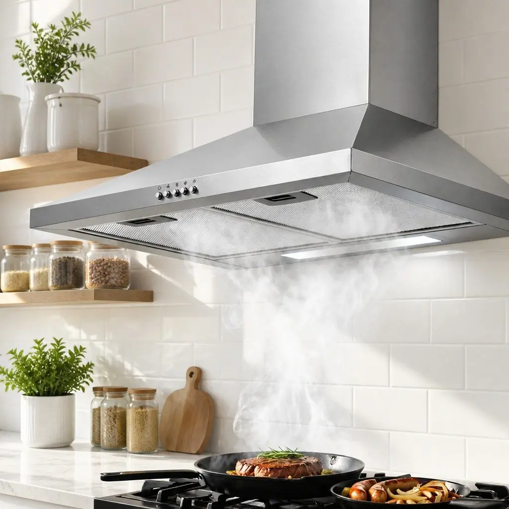 600mm Wall-Mounted Stainless Steel Range Hood