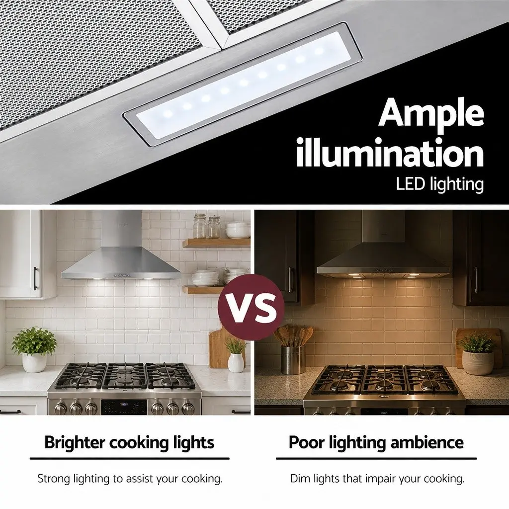 600mm Wall-Mounted Stainless Steel Range Hood