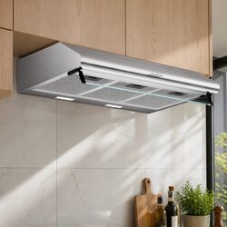 90cm Range Hood Specifications: Stainless Steel & Glass