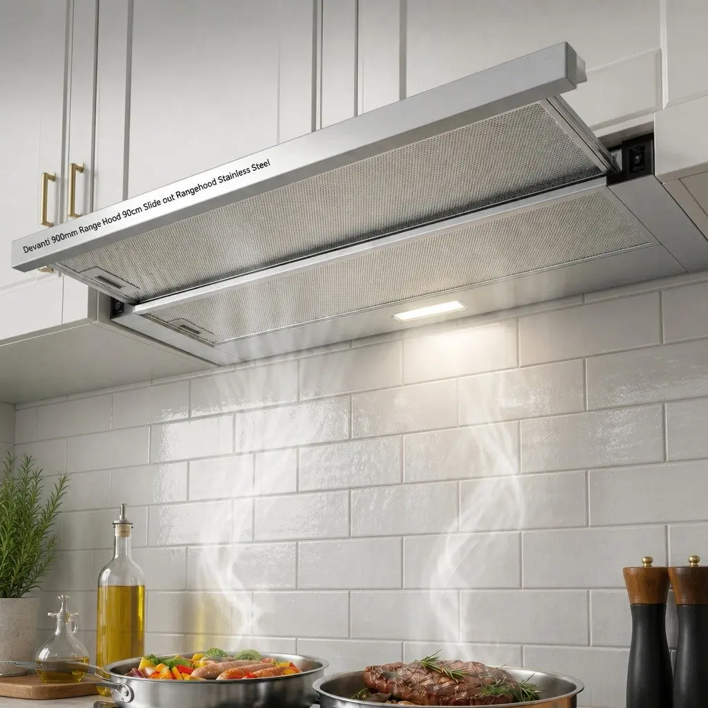 900mm Kitchen Slide-Out Range Hood