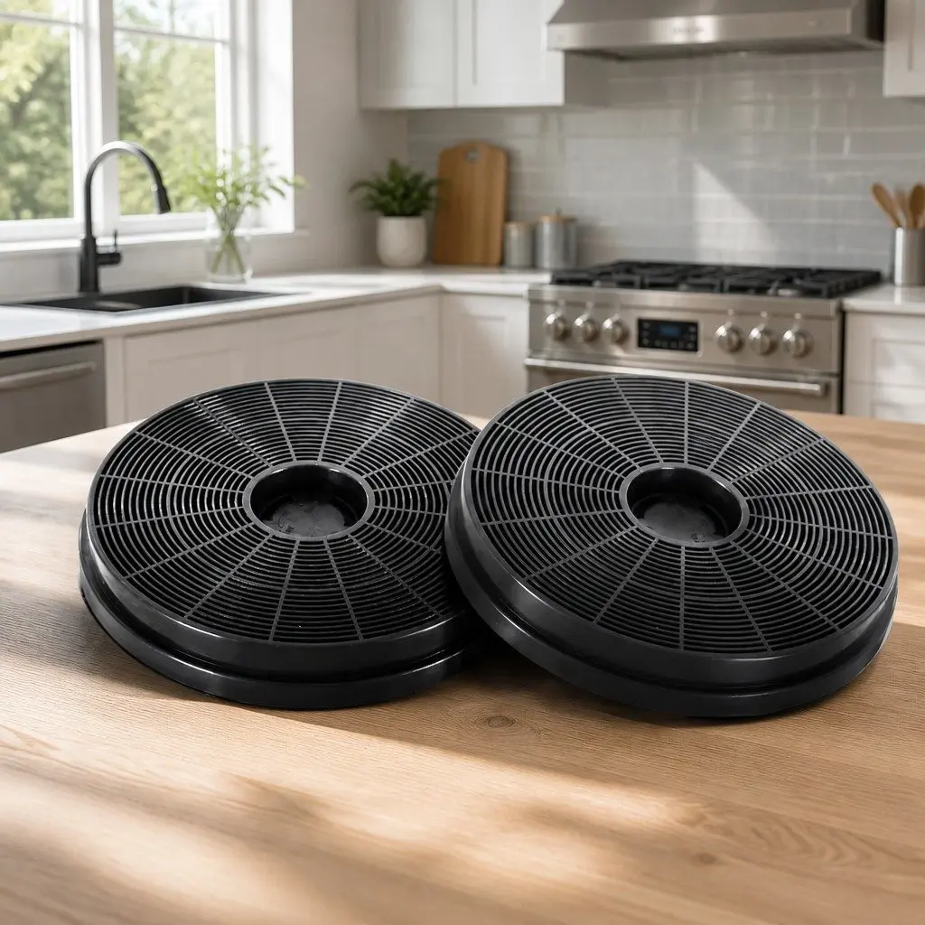 Range Hood Carbon Charcoal Filters Kitchen 17cm x2
